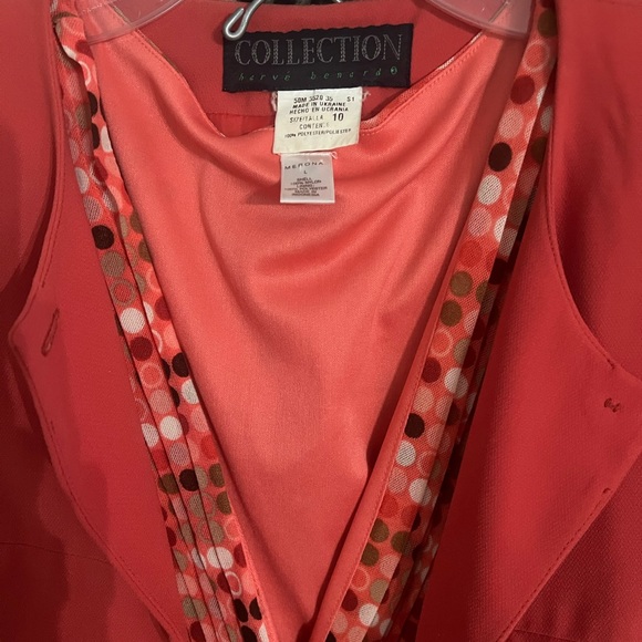 Harve Bennard Collection women coral 2 pc suit. Blouse FREE with purchase ♥️ - Picture 11 of 16